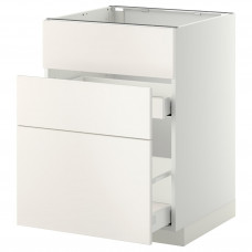 Доставка из Польши METOD / MAXIMERA sz stj zl+3fr/2szu, bialy/Veddinge bialy, 60x60 cm ИКЕА-09919821, ЕВРОИКЕА Калининград