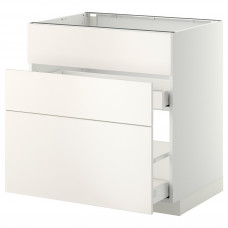 Доставка из Польши METOD / MAXIMERA sz stj zl+3fr/2szu, bialy/Veddinge bialy, 80x60 cm ИКЕА-89919775, ЕВРОИКЕА Калининград