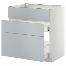 Доставка из Польши METOD / MAXIMERA Sz stj zl+3fr/2sz, bialy/Veddinge szary, 80x60 cm ИКЕА-19919774, ЕВРОИКЕА Калининград
