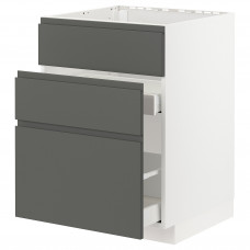 Доставка из Польши METOD / MAXIMERA sz stj zl+3fr/2szu, bialy/Voxtorp ciemnoszary, 60x60 cm ИКЕА-09310003, ЕВРОИКЕА Калининград