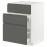 Доставка из Польши METOD / MAXIMERA sz stj zl+3fr/2szu, bialy/Voxtorp ciemnoszary, 60x60 cm ИКЕА-09310003, ЕВРОИКЕА Калининград