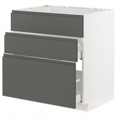 Доставка из Польши METOD / MAXIMERA sz stj zl+3fr/2szu, bialy/Voxtorp ciemnoszary, 80x60 cm ИКЕА-39305509, ЕВРОИКЕА Калининград