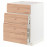 Доставка из Польши METOD / MAXIMERA sz stj zl+3fr/2szu, bialy/Voxtorp imit. debu, 60x60 cm ИКЕА-69402995, ЕВРОИКЕА Калининград