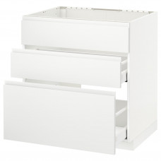 Доставка из Польши METOD / MAXIMERA sz stj zl+3fr/2szu, bialy/Voxtorp matowy bialy, 80x60 cm ИКЕА-99112678, ЕВРОИКЕА Калининград