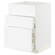 Доставка из Польши METOD / MAXIMERA sz stj zl+3fr/2szu, bialy Enkoping/bialy imitacja drewna, 60x60 cm ИКЕА-09473410, ЕВРОИКЕА Калининград