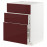 Доставка из Польши METOD / MAXIMERA Sz stj zl+3fr/2sz, bialy Kallarp/polysk ciemny czerwonobrazowy, 60x60 cm ИКЕА-49327515, ЕВРОИКЕА Калининград