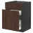Доставка из Польши METOD / MAXIMERA sz stj zl+3fr/2szu, czarny/Sinarp brazowy, 60x60 cm ИКЕА-69405673, ЕВРОИКЕА Калининград