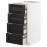 Доставка из Польши METOD / MAXIMERA sz stj 4fr/2n/3sr szu, bialy/Lerhyttan bejcowane na czarno, 40x60 cm ИКЕА-79257530, ЕВРОИКЕА Калининград