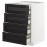 Доставка из Польши METOD / MAXIMERA sz stj 4fr/2n/3sr szu, bialy/Lerhyttan bejcowane na czarno, 60x60 cm ИКЕА-39257532, ЕВРОИКЕА Калининград