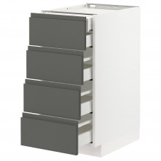 Доставка из Польши METOD / MAXIMERA sz stj 4fr/2n/3sr szu, bialy/Voxtorp ciemnoszary, 40x60 cm ИКЕА-49309936, ЕВРОИКЕА Калининград