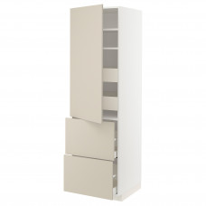 Доставка из Польши METOD / MAXIMERA w sz z pol/4 szu/drz/2 fr, bialy/Havstorp bezowy, 60x60x200 cm ИКЕА-59426770, ЕВРОИКЕА Калининград