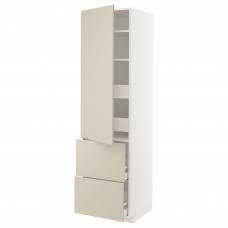 Доставка из Польши METOD / MAXIMERA w sz z pol/4 szu/drz/2 fr, bialy/Havstorp bezowy, 60x60x220 cm ИКЕА-09426758, ЕВРОИКЕА Калининград