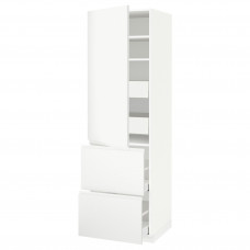 Доставка из Польши METOD / MAXIMERA w sz z pol/4 szu/drz/2 fr, bialy/Voxtorp matowy bialy, 60x60x200 cm ИКЕА-89353022, ЕВРОИКЕА Калининград