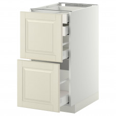 Доставка из Польши METOD / MAXIMERA sz stj 2fr/2n/sr/w szu, bialy/Bodbyn kremowy, 40x60 cm ИКЕА-09913386, ЕВРОИКЕА Калининград