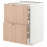 Доставка из Польши METOD / MAXIMERA sz stj 2fr/2n/sr/w szu, bialy/Frojered jasny bambus, 60x60 cm ИКЕА-89330238, ЕВРОИКЕА Калининград