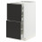 Доставка из Польши METOD / MAXIMERA sz stj 2fr/2n/sr/w szu, bialy/Nickebo matowy antracyt, 40x60 cm ИКЕА-09497920, ЕВРОИКЕА Калининград