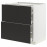 Доставка из Польши METOD / MAXIMERA sz stj 2fr/2n/sr/w szu, bialy/Nickebo matowy antracyt, 80x60 cm ИКЕА-69497578, ЕВРОИКЕА Калининград