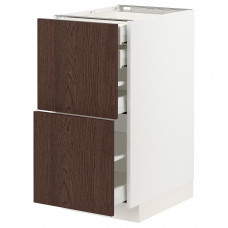 Доставка из Польши METOD / MAXIMERA sz stj 2fr/2n/sr/w szu, bialy/Sinarp brazowy, 40x60 cm ИКЕА-29404086, ЕВРОИКЕА Калининград