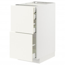 Доставка из Польши METOD / MAXIMERA sz stj 2fr/2n/sr/w szu, bialy/Vallstena bialy, 40x60 cm ИКЕА-89507171, ЕВРОИКЕА Калининград