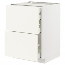 Доставка из Польши METOD / MAXIMERA sz stj 2fr/2n/sr/w szu, bialy/Vallstena bialy, 60x60 cm ИКЕА-69507172, ЕВРОИКЕА Калининград
