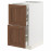 Доставка из Польши METOD / MAXIMERA W stj 2fr/2n/d/w, белый Enkoping/коричневый орех, 40x60 cm ИКЕА-19475041, ЕВРОИКЕА Калининград