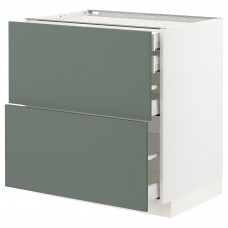Доставка из Польши METOD / MAXIMERA sz stj 2fr/2n/sr/w szu, bialy/Bodarp szarozielony, 80x60 cm ИКЕА-99317236, ЕВРОИКЕА Калининград