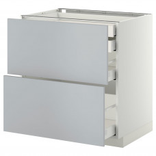 Доставка из Польши METOD / MAXIMERA W stj 2fr/2n/d/w, белый/веддинге серый, 80x60 cm ИКЕА-49916383, ЕВРОИКЕА Калининград