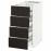 Доставка из Польши METOD / MAXIMERA W stj 4fr/2n/3d, белый/Kungsbacka антрацит, 40x60 cm ИКЕА-49211906, ЕВРОИКЕА Калининград
