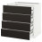 Доставка из Польши METOD / MAXIMERA W stj 4fr/2n/3d, белый/Kungsbacka антрацит, 80x60 cm ИКЕА-09211908, ЕВРОИКЕА Калининград