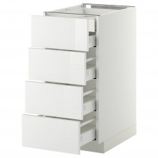 Доставка из Польши METOD / MAXIMERA sz stj 4fr/2n/3sr szu, bialy/Ringhult bialy, 40x60 cm ИКЕА-99911689, ЕВРОИКЕА Калининград