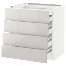 Доставка из Польши METOD / MAXIMERA sz stj 4fr/2n/3sr szu, bialy/Ringhult jasnoszary, 80x60 cm ИКЕА-29141740, ЕВРОИКЕА Калининград