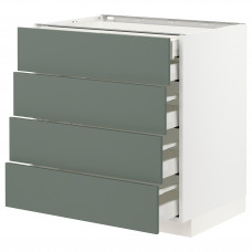 Доставка из Польши METOD / MAXIMERA sz stj 4fr/2n/3sr szu, bialy/Bodarp szarozielony, 80x60 cm ИКЕА-99316878, ЕВРОИКЕА Калининград