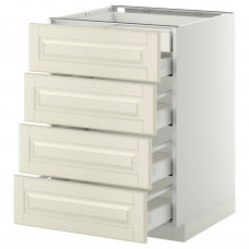 Доставка из Польши METOD / MAXIMERA sz stj 4fr/2n/3sr szu, bialy/Bodbyn kremowy, 60x60 cm ИКЕА-79913364, ЕВРОИКЕА Калининград