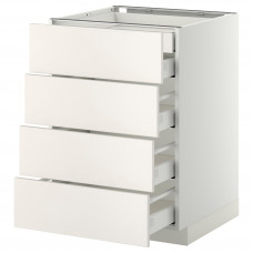 Доставка из Польши METOD / MAXIMERA sz stj 4fr/2n/3sr szu, bialy/Veddinge bialy, 60x60 cm ИКЕА-09915903, ЕВРОИКЕА Калининград