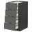 Доставка из Польши METOD / MAXIMERA sz stj 4fr/2n/3sr szu, czarny/Voxtorp ciemnoszary, 40x60 cm ИКЕА-89309915, ЕВРОИКЕА Калининград