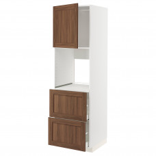 Доставка из Польши METOD / MAXIMERA W sz n pie dr/2fr/2w szu, белый Enkoping/коричневый орех, 60x60x200 cm ИКЕА-19475215, ЕВРОИКЕА Калининград