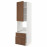 Доставка из Польши METOD / MAXIMERA W sz n pie dr/2fr/diam/w sz, белый Enkoping/коричневый орех, 60x60x220 cm ИКЕА-59475218, ЕВРОИКЕА Калининград