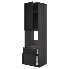 Доставка из Польши METOD / MAXIMERA w sz n pie dr/2fr/sre/w szu, czarny/Lerhyttan bejcowane na czarno, 60x60x220 cm ИКЕА-39468209, ЕВРОИКЕА Калининград