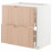 Доставка из Польши METOD / MAXIMERA sz stj pl/2fr/2szu, bialy/Frojered jasny bambus, 80x60 cm ИКЕА-79330253, ЕВРОИКЕА Калининград