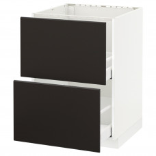 Доставка из Польши METOD / MAXIMERA Комплект стоек zl+2fr/2szu, белый/Kungsbacka антрацит, 60x60 cm ИКЕА-39211921, ЕВРОИКЕА Калининград
