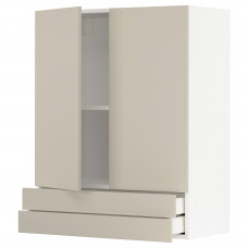Доставка из Польши METOD / MAXIMERA sza sc 2 drz/2 szuf, bialy/Havstorp bezowy, 80x100 cm ИКЕА-19466287, ЕВРОИКЕА Калининград