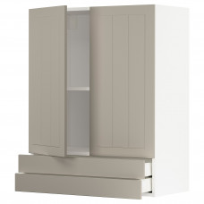 Доставка из Польши METOD / MAXIMERA sza sc 2 drz/2 szuf, bialy/Stensund bezowy, 80x100 cm ИКЕА-89469763, ЕВРОИКЕА Калининград