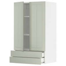 Доставка из Польши METOD / MAXIMERA sza sc 2 drz/2 szuf, bialy/Stensund jasnozielony, 60x100 cm ИКЕА-49487293, ЕВРОИКЕА Калининград