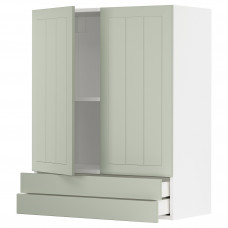 Доставка из Польши METOD / MAXIMERA sza sc 2 drz/2 szuf, bialy/Stensund jasnozielony, 80x100 cm ИКЕА-39486798, ЕВРОИКЕА Калининград