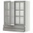 Доставка из Польши METOD / MAXIMERA sza sc 2 szkl drz/2 szuf, bialy/Bodbyn szary, 80x100 cm ИКЕА-39394973, ЕВРОИКЕА Калининград