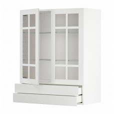 Доставка из Польши METOD / MAXIMERA sza sc 2 szkl drz/2 szuf, bialy/Stensund bialy, 80x100 cm ИКЕА-79467632, ЕВРОИКЕА Калининград