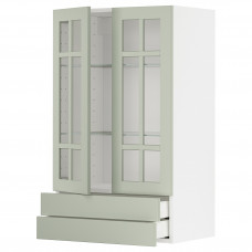 Доставка из Польши METOD / MAXIMERA sza sc 2 szkl drz/2 szuf, bialy/Stensund jasnozielony, 60x100 cm ИКЕА-59487184, ЕВРОИКЕА Калининград