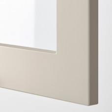 Доставка из Польши ⭐⭐⭐⭐⭐ METOD / MAXIMERA sza sc 2 szkl drz/2 szuf, bialy/Stensund bezowy, 80x100 cm,ИКЕА-29459031, Евро Икеа Калининград