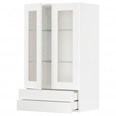Доставка из Польши METOD / MAXIMERA sza sc 2 szkl drz/2 szuf, bialy Enkoping/bialy imitacja drewna, 60x100 cm ИКЕА-59473506, ЕВРОИКЕА Калининград