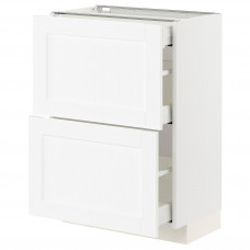 Доставка из Польши METOD / MAXIMERA szafka stj 2fr/3szu, bialy Enkoping/bialy imitacja drewna, 60x37 cm ИКЕА-59473441, ЕВРОИКЕА Калининград